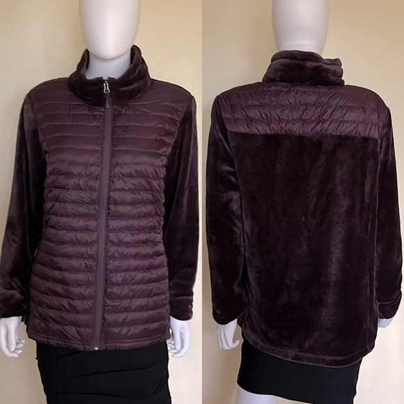 32 degree Heat Eggplant Packable Zipper Front Jacket. Size XL. P/5/A1653 - Picture 2 of 7